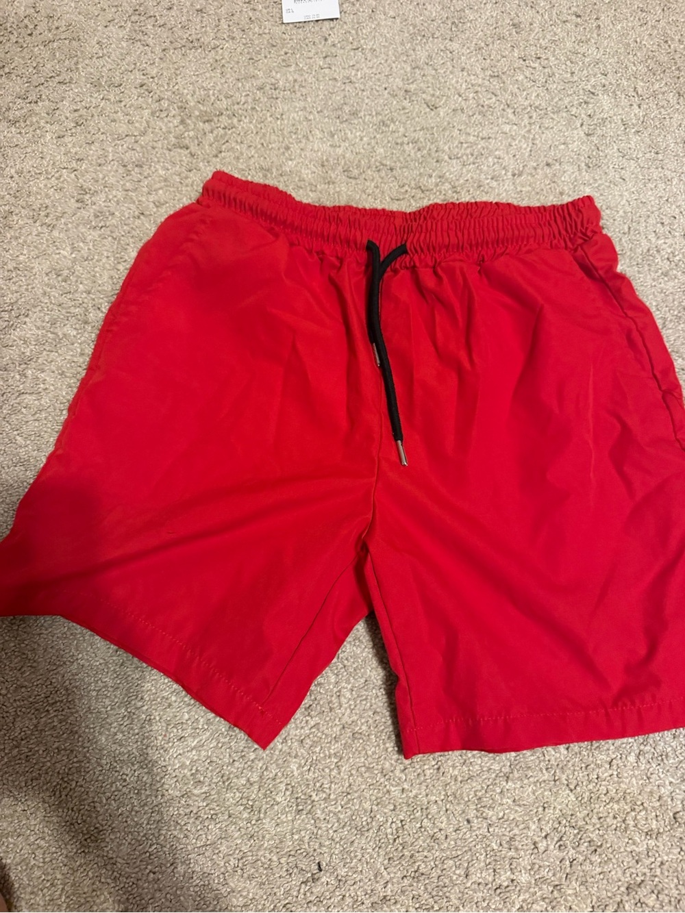 NFINITY Men's Red Athletic Drawstring Shorts